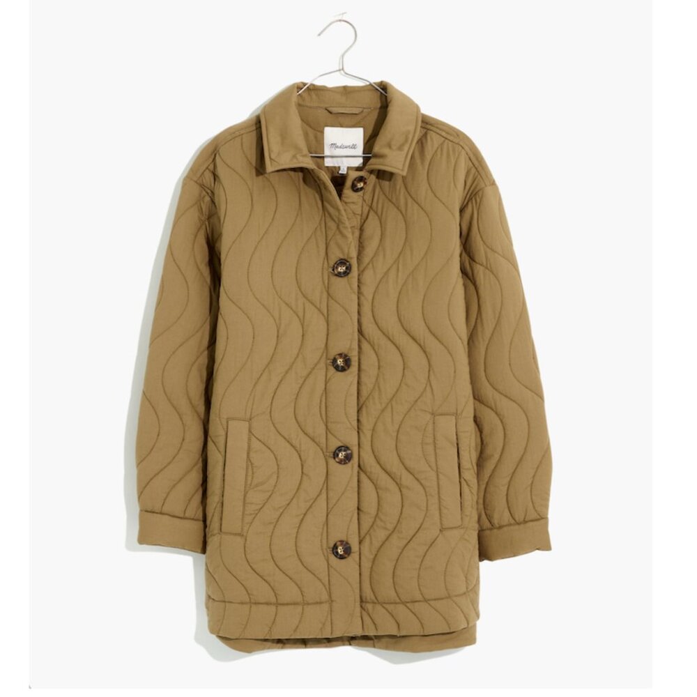 Madewell Quilted Belrose Shirt-Jacket